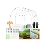 Kit 30 arceaux serre tunnel jardin fibre de verre modulable - structure diy flexible et durable avec ...