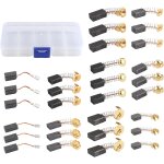 Kit de 30 balais de charbon universel pour outils electriques - 10 tailles, compatible avec perceuses, ...