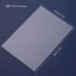Kit de 50 feuilles de films rtractables, papier de film d'art rtractable, feuilles thermortractables ...