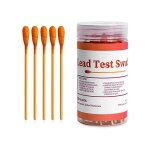 Kit de 60 ecouvillons de test de peinture au plomb, kit de test de plomb a domicile, ecouvillons de controle ...