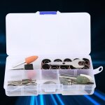 Kit d'accessoires pour meuleuse lectrique 46 pices, alliage de papier de verre pour couper, meulage, ...