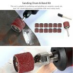 Kit d'accessoires pour outils rotatifs, 151 pices, perceuse lectrique universelle  tige de 1 / 8 pouces, ...