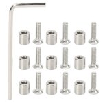 Kit d'accessoires de vis, plaque de support en acier inoxydable, accessoires d'espacement m3 pour imprimante ...