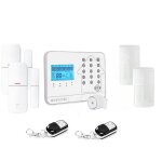 Kit alarme maison connect�e sans fil wifi box internet et gsm futura blanche smart life - lifebox - kit ...