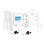 Kit alarme maison connecte sans fil wifi box internet et gsm futura blanche smart life - lifebox - kit ...