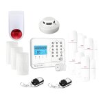 Kit alarme maison connecte sans fil wifi box internet et gsm futura blanche smart life - lifebox - kit ...