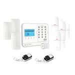 Kit alarme maison connecte sans fil wifi box internet et gsm futura blanche smart life - lifebox - kit3 ...