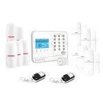 Kit alarme maison connecte sans fil wifi box internet et gsm futura blanche smart life - lifebox - kit5 ...