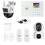 Kit alarme maison connectée sans fil wifi et gsm amazone et 2 caméras double objectif - lifebox - kit11 ... Kit alarme maison connectée sans fil wifi et gsm amazone et 2 caméras double objectif - lifebox - kit11 ...