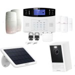 Kit alarme maison sans fil gsm et camra autonome sans fil lifebox evolution animal kit connect 17