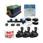 Kit arrosage automatique 3 zones pour arrosage pour programmateur lectrique. controlateur hunter elc401 ...