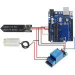 Kit d'arrosage automatique diy, sol dtection d'humidit + 5v 1 canal relais module + mini micro pompes ...
