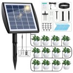 Kit arrosage automatique solaire avec minuterie 15m tuyau arrosage système d'arrosage automatique système ... Kit arrosage automatique solaire avec minuterie 15m tuyau arrosage système d'arrosage automatique système ...