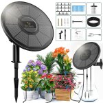 Kit arrosage goutte  goutte energie solaire, 2200mah arrosage automatique systeme, programmateur arrosage ...