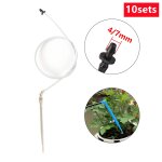 Kit d'arrosage goutte -  - goutte pour plantes en pot, tuyau de, flche  une goutte, 7 types, jardin ...