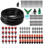 Kits d'arrosage de jardin de syst�me d'irrigation goutte a goutte micro automatique avec goutteur r�glable, ...