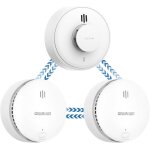 Kit d'avertisseurs de fumée, de chaleur et de monoxyde de carbone interconnectés sans fil, pré - connectés, ... Kit d'avertisseurs de fumée, de chaleur et de monoxyde de carbone interconnectés sans fil, pré - connectés, ...