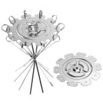 Kit barbecue r accessoires 304 kebab ca four electrique sans brochettes acier ca ro