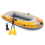 Kit bateau gonflable 2 places challenger 2 avec rames et gonfleur - intex