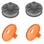 Kit de bobine et de couvercle de rechange pour coupe - bordures gardena 2 spools