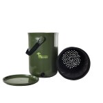 Kit boka - compost 9, 6 l - 2 seaux à compost bokashi aux emâ® - vert olive Kit boka - compost 9, 6 l - 2 seaux à compost bokashi aux emâ® - vert olive