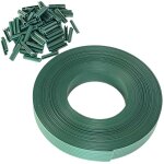 Kit brise vue occultant en pvc pour clôture a lamelles - 60 m vert Kit brise vue occultant en pvc pour clôture a lamelles - 60 m vert