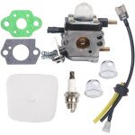 Kit carburateur c1u - k54a avec filtre  air et bougie d'allumage - pour motoculteur / cultivateur 2 ...