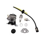 Kit de carburateur pour dbroussailleuse, bougie d'allumage, filtre  carburant, tuyau de ligne, tondeuse, ...