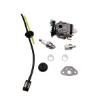 Kit de carburateur pour dbroussailleuse, bougie d'allumage, ligne de filtre  carburant, tondeuse  ...