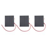 Kit de cellules solaires monocristallines 2w, petit panneau solaire avec cble pour projet scientifique ...