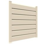 Kit cloture - lame 16cm - pvc beige - lg: 12m x h: 0m82 Kit cloture - lame 16cm - pvc beige - lg: 12m x h: 0m82