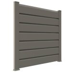 Kit cloture - lame 16cm - pvc quartz - lg: 9m x h: 1m44