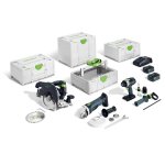Kit combo sans fil festool menuiserie - hkc 55 + tpc 18 + agc 18 + tb m 137 - 578025 Kit combo sans fil festool menuiserie - hkc 55 + tpc 18 + agc 18 + tb m 137 - 578025