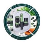 Kit complet arrosage jardin tuyau 19 mm x 20 m + raccord + lance cap vert Kit complet arrosage jardin tuyau 19 mm x 20 m + raccord + lance cap vert