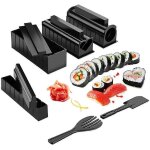 Kit complet pour faire des sushis (10 pi�ces), id�al pour les d�butants. facile et amusant a utiliser, ...