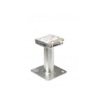 Kit complet pied de poteau pour auvent pergola vranda (ht: 150mm)