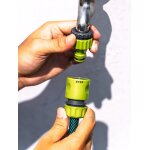 Kit complet pistolet d'arrosage et nettoyage 8 jets + raccords d'arrosage - suan