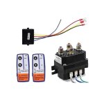Kit de contacteur a distance pour treuil 12 v 250 a, relais solenoide pour treuil, pour voiture, moto, ...