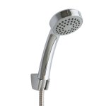 Kit de douche complet de poignee en abs, support et flexible