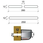 Kit d'entre d'air aro - acoustique - 22m3 / h - blanc - hf2238 nicoll
