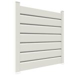 Kit extension cl�ture pvc blanc ? lg : 1m50 x ht : 1m30