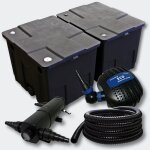 Kit de filtration de bassin bio filtre 60000l pompe éco uvc 24w helloshop26 4216506 Kit de filtration de bassin bio filtre 60000l pompe éco uvc 24w helloshop26 4216506