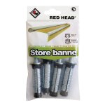 Kit de fixation red head pour store banne