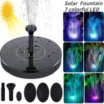 Kit de fontaine a eau solaire, panneau solaire, piscine, etang, cascade, pompe a eau flottante, d�coration ...