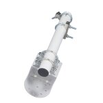 Kit d'installation de poteau d'antenne avec vis en u, support de montage mural court sur le toit pour ... Kit d'installation de poteau d'antenne avec vis en u, support de montage mural court sur le toit pour ...