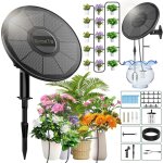 Kit irrigation automatique solaire, 2200mah programmateur arrosage systeme avec 15m tuyau arrosage et ... Kit irrigation automatique solaire, 2200mah programmateur arrosage systeme avec 15m tuyau arrosage et ...