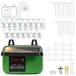 Kits d'irrigation goutte à goutte automatique solaire avec minuterie, sortie 3w, système d'irrigation ... Kits d'irrigation goutte à goutte automatique solaire avec minuterie, sortie 3w, système d'irrigation ...