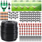Kit d'irrigation goutte  goutte pour jardin, mini systme d'irrigation automatique avec tuyau de distribution ...
