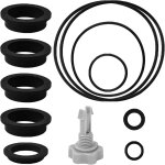 Kit de remplacer de joints de pompe de piscine, 1 valve de vidange d'air et 11 joint torique caoutchouc, ... Kit de remplacer de joints de pompe de piscine, 1 valve de vidange d'air et 11 joint torique caoutchouc, ...
