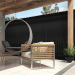 Kit de lamelles occultantes pvc noires l. 60 m pour panneau grillag